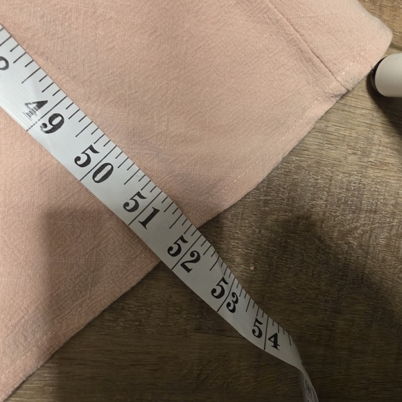 Monteau ($55) Linen-Blend Maxi Slip Dress With Lace Trim - Picture 5 of 7